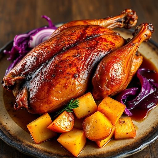 Ganze Gans (für 4 Personen)